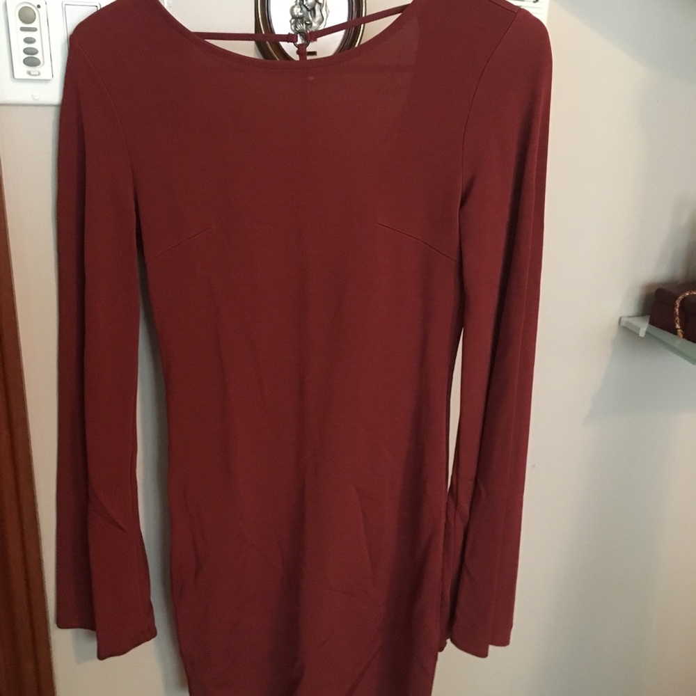 Forever 21 dress with open back and bell sleeves